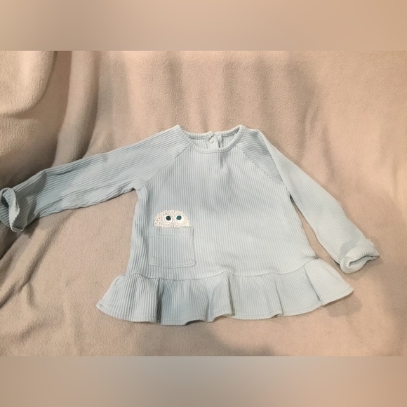 Focus Kids 18 Month Ruffle Long Sleeve Shirt and Pant Set - Picture 2 of 4